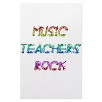 MUSIC TEACHER ROCK 2 STATIONERY DESIGN