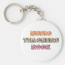 MUSIC TEACHERS ROCK keychains