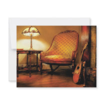 Music - The chair and the lute Personalized Invites