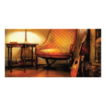 Music - The chair and the lute Picture Card