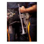 Music - Trumpet - Police marching band Postcard