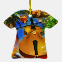 Music Violin playing songs Ornament