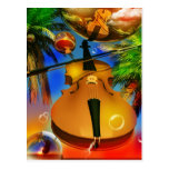 Music Violin playing songs Postcard