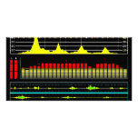 Music Waves & Audio Equalizer2 Photo Cards