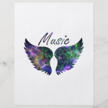 Music wings nova 1 purple green flyers