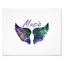 Music wings nova 1 purple green photograph
