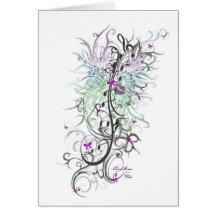 Musical Angel Blank Card