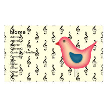 Musical Birdie Business Card Templates