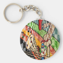 MUSICAL CLOWN.jpg Key Chain