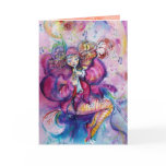 MUSICAL CLOWN Pink Sparkles Cards