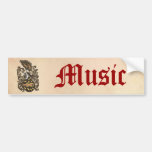 Musical Coat of Arms Bumper Sticker