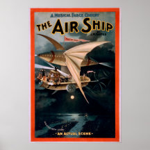 Musical Farce Comedy, The Air Ship Theatre Posters