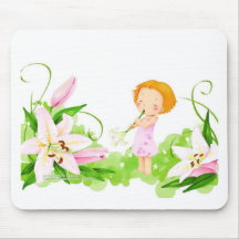 Musical Flowers Mousepads