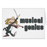 Musical Genius Greeting Card