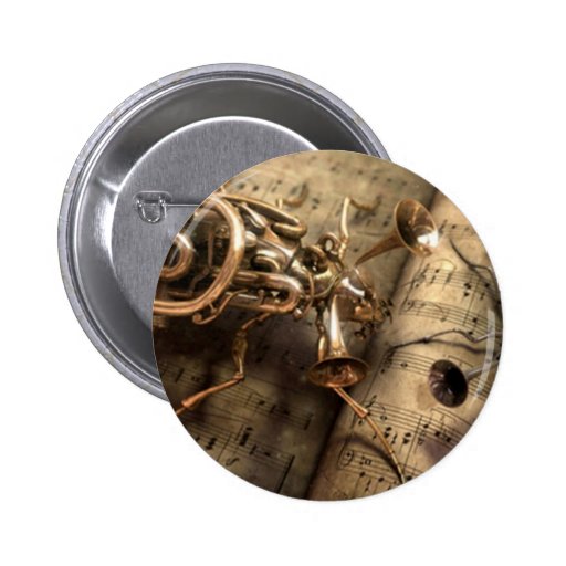 Instrument Buttons, Instrument Pinback Button Designs