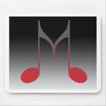 Musical "M" Letter Mousepads