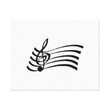 Musical Note Canvas Print