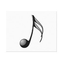Musical Note Canvas Print