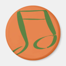 Musical Note Fridge Magnet