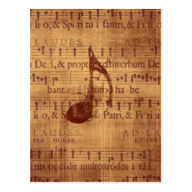 Musical Note Postcard