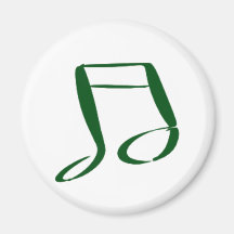 Musical Note Refrigerator Magnet