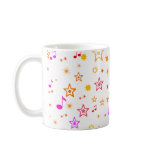 Musical Notes and Stars: mugs