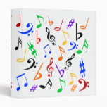 Musical Notes Binder - Multi