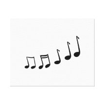 Musical Notes Canvas Print