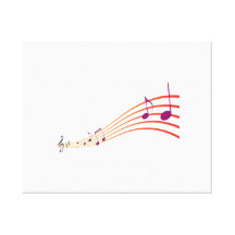 Musical Notes Canvas Print