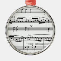 musical notes christmas tree ornaments