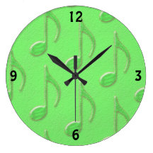 Musical Notes Clock