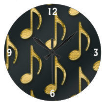 Musical Notes Clock