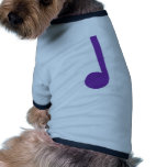 Musical notes pet t-shirt