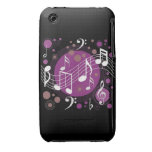 Musical Notes iPhone 3 Case-Mate Cases