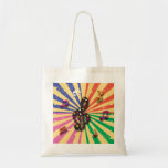Musical Notes on Sunsplash Background Bag