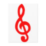 Musical notes postcards