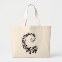Musical Spiral Tote Bag