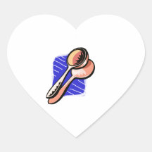 Musical Spoons Graphic Image Sticker