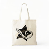 Musical Star golden notes bags