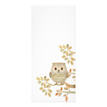 Musical Tree Owl Rack Card
