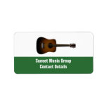 Musician and Music Promotional Avery Label