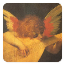 Musician Angel by Rosso Fiorentino Sticker