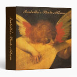 Musician Angel by Rosso Fiorentino, Vintage Art 3 Ring Binder