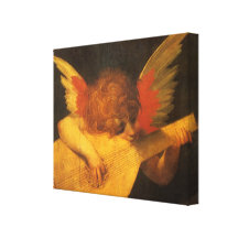 Musician Angel by Rosso Fiorentino, Vintage Art Gallery Wrapped Canvas