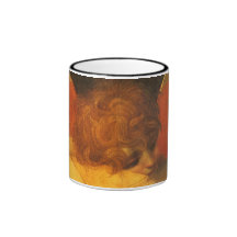 Musician Angel by Rosso Fiorentino, Vintage Art Coffee Mugs