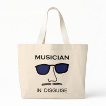 Musician In Disguise Canvas Bags