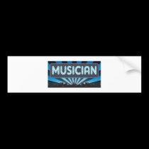 Musician Marquee bumper stickers