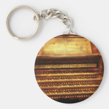 Musician - Organist - The Pipe Organ Key Chains
