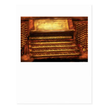 Musician - Organist - The Pipe Organ Post Card