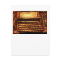 Musician - Organist - The Pipe Organ Post Card